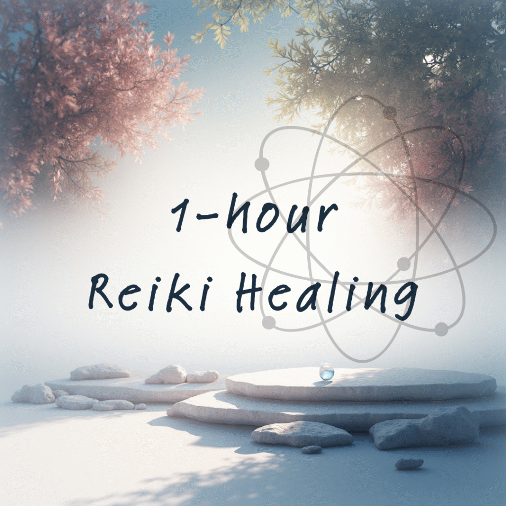 1-hr Reiki Healing (1) Paladian-world with stone steps and trees
